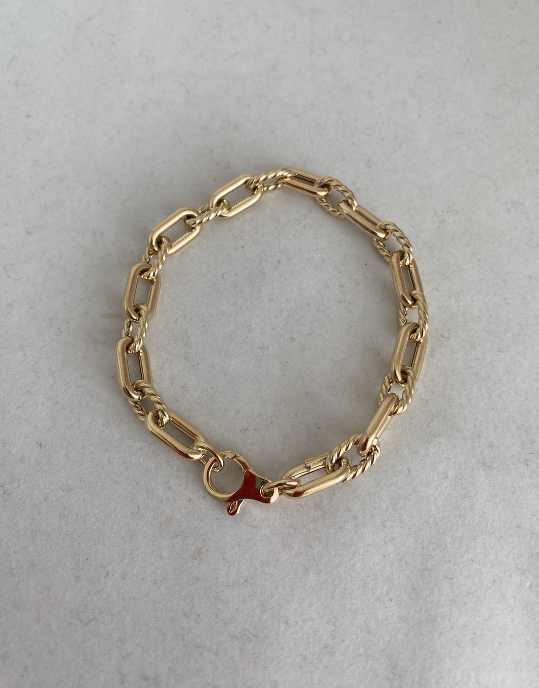 14K GOLD LINKS BRACELET