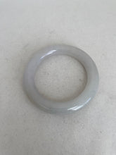 Load image into Gallery viewer, TRANSLUCENT ICY WHITE JADEITE JADE BANGLE
