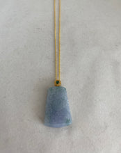 Load image into Gallery viewer, 18K BLUE/LAVENDER JADE PENDANT
