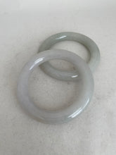 Load image into Gallery viewer, TRANSLUCENT ICY WHITE JADEITE JADE BANGLE
