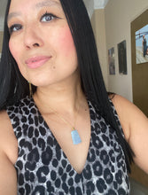 Load image into Gallery viewer, 18K BLUE/LAVENDER JADE PENDANT

