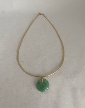 Load image into Gallery viewer, 18K TRANSLUCENT &quot;PI&quot; JADE PENDANT
