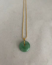 Load image into Gallery viewer, 18K TRANSLUCENT &quot;PI&quot; JADE PENDANT
