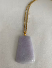 Load image into Gallery viewer, 18K LAVENDER JADEITE JADE  PENDANT
