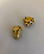 Load image into Gallery viewer, PAIRS OF GOLD LADYBUG BROOCH
