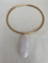 Load image into Gallery viewer, 14K TRANSLUCENT LIGHT LAVENDER JADE PENDANT
