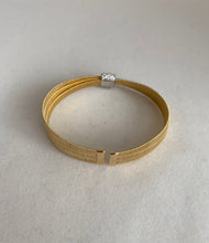 Load image into Gallery viewer, 18KT YELLOW CUFF WITH DIAMONDS
