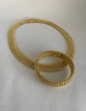 Load image into Gallery viewer, 14KT YELLOW MESH 15MM BRACELET
