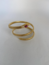 Load image into Gallery viewer, 18K ESTATE RUBIES AND DIAMONDS BRACELET
