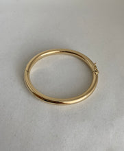 Load image into Gallery viewer, 14KT YELLOW TUBE HINGED BANGLE 6.3MM
