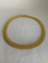 Load image into Gallery viewer, 14K HAND WOVEN ITALIAN GOLD NECKLACE
