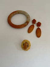 Load image into Gallery viewer, 18K BUTTERSCOTCH JADE RING
