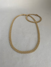 Load image into Gallery viewer, 14KT PANTHER 5 ROW NECKLACE, 6.3MM. 17.5&quot;
