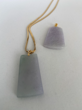 Load image into Gallery viewer, 18K LIGHT LAVENDER JADE PENDANT
