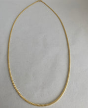 Load image into Gallery viewer, 24&quot; 18K GOLD CURB CHAIN.
