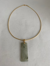 Load image into Gallery viewer, 18K TRANSLUCENT JADEITE JADE PENDANT
