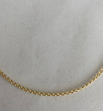 Load image into Gallery viewer, 24&quot; 18K GOLD ROLO CHAIN
