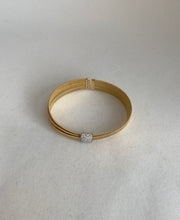 Load image into Gallery viewer, 18KT YELLOW CUFF WITH DIAMONDS
