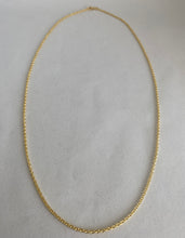 Load image into Gallery viewer, 24&quot; 18K SOLID GOLD WHEAT CHAIN
