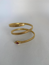 Load image into Gallery viewer, 18K ESTATE RUBIES AND DIAMONDS BRACELET
