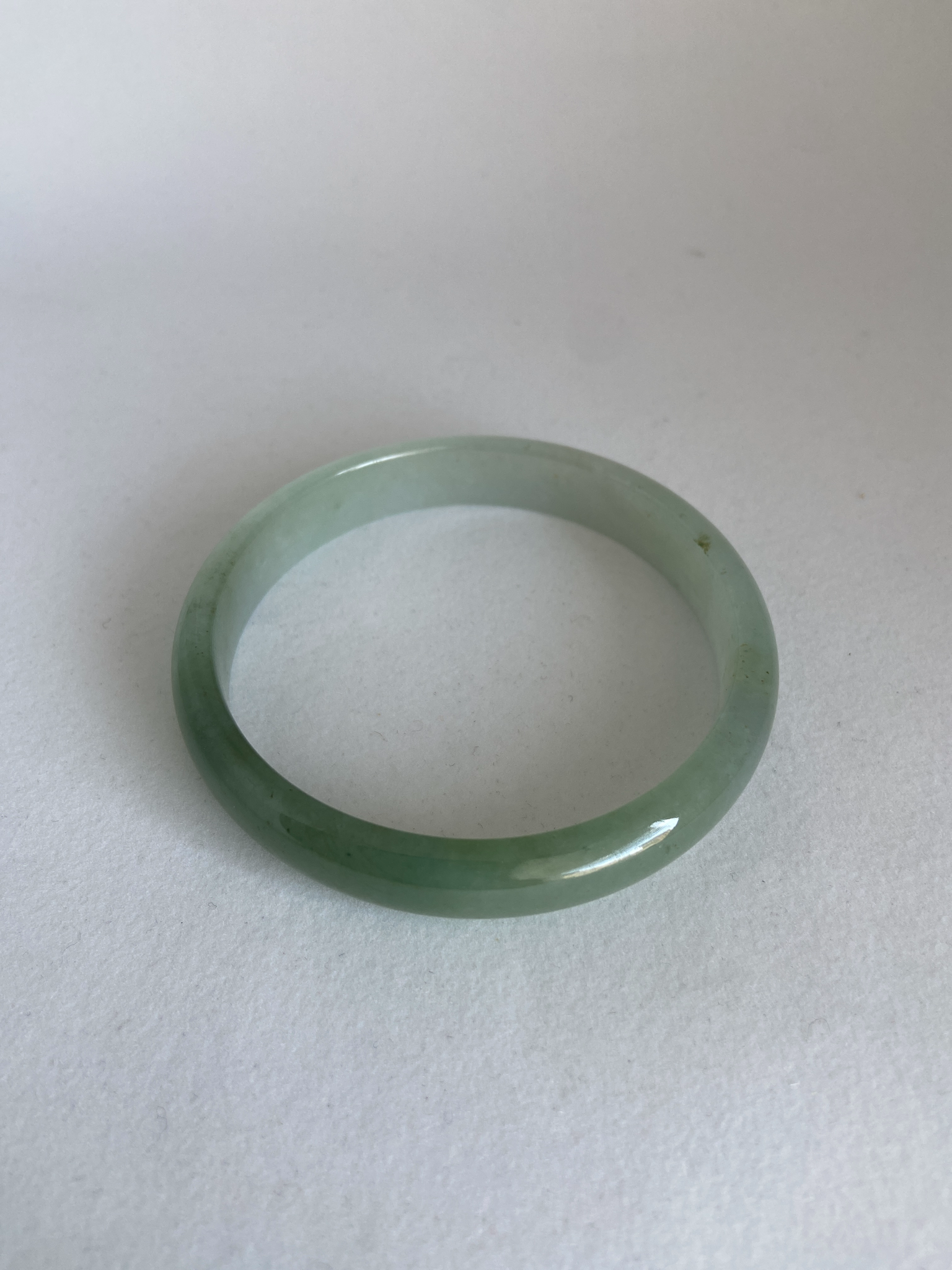 Translucent clearance jade bangle